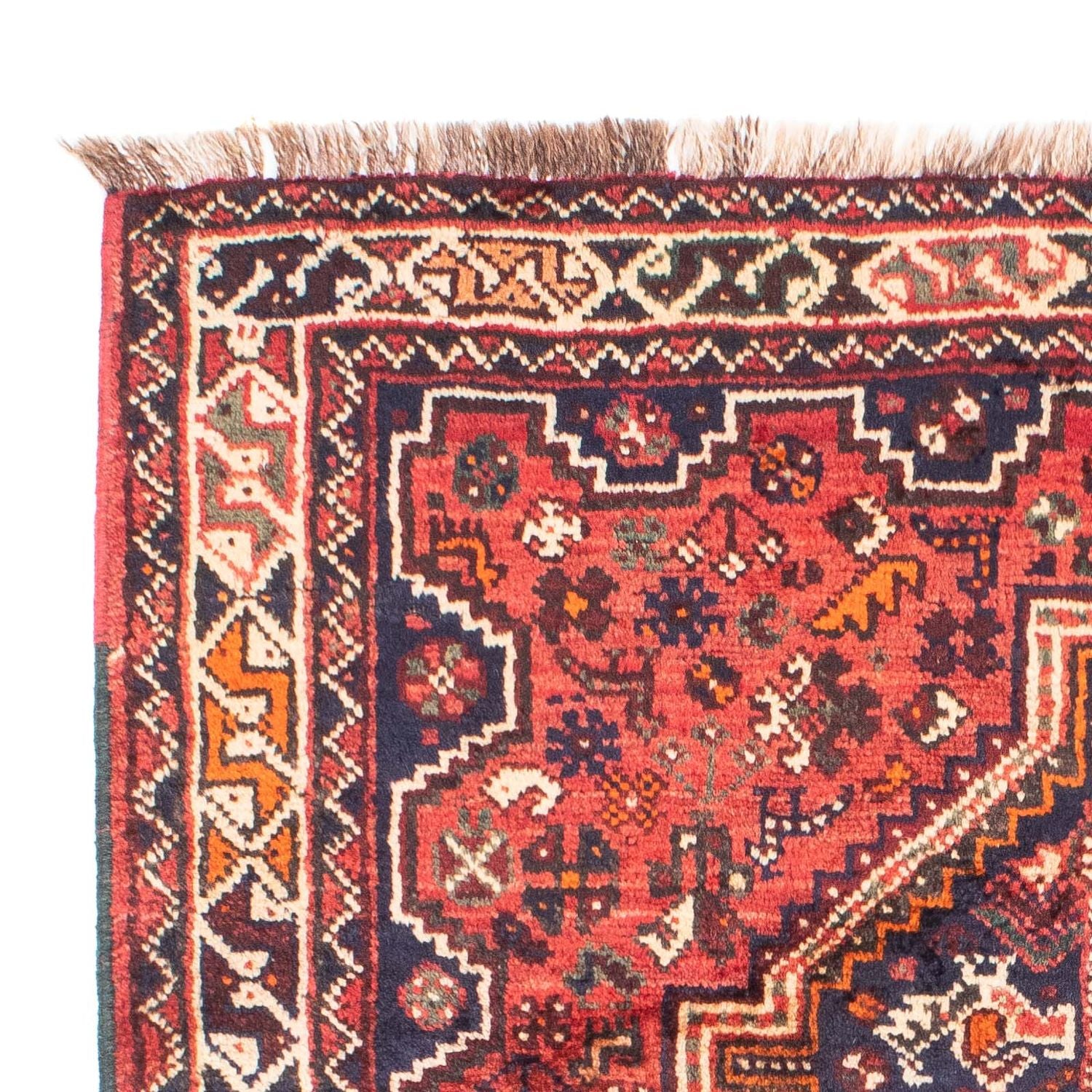 Alfombra persa - Nómada - 187 x 125 cm - rojo oscuro