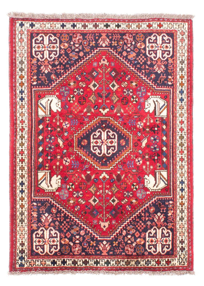 Alfombra persa - Nómada - 147 x 106 cm - rojo