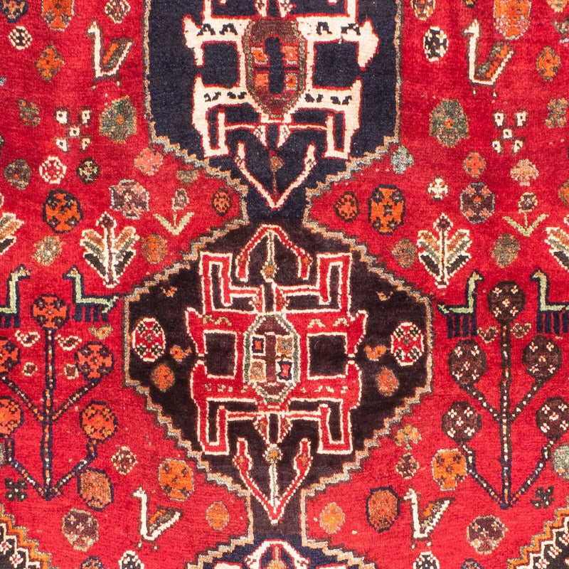 Alfombra persa - Nómada - 174 x 124 cm - rojo oscuro