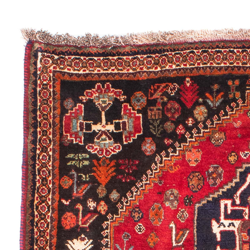 Alfombra persa - Nómada - 174 x 124 cm - rojo oscuro