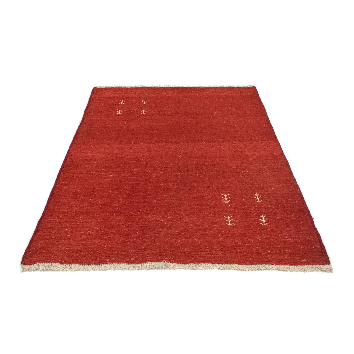 Alfombra Gabbeh - Persa - 185 x 121 cm - rojo
