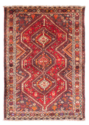 Alfombra persa - Nómada - 170 x 116 cm - rojo oscuro