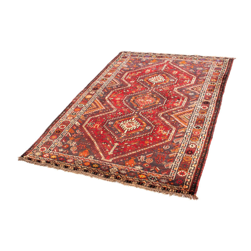 Alfombra persa - Nómada - 170 x 116 cm - rojo oscuro