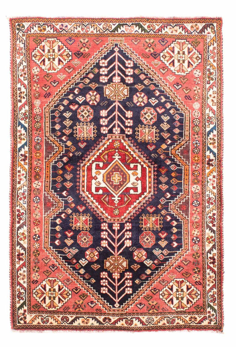 Alfombra persa - Nómada - 160 x 105 cm - azul oscuro