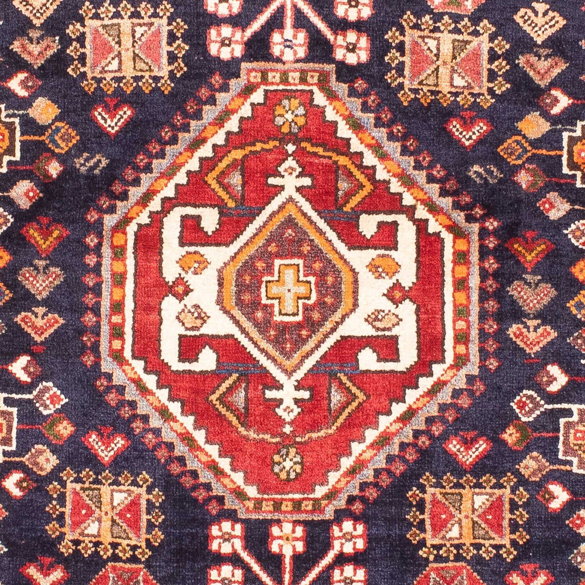 Alfombra persa - Nómada - 160 x 105 cm - azul oscuro