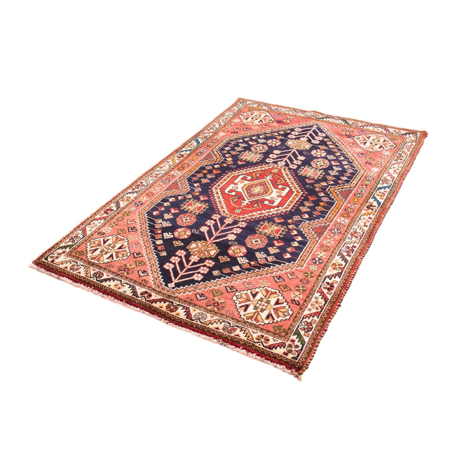 Alfombra persa - Nómada - 160 x 105 cm - azul oscuro