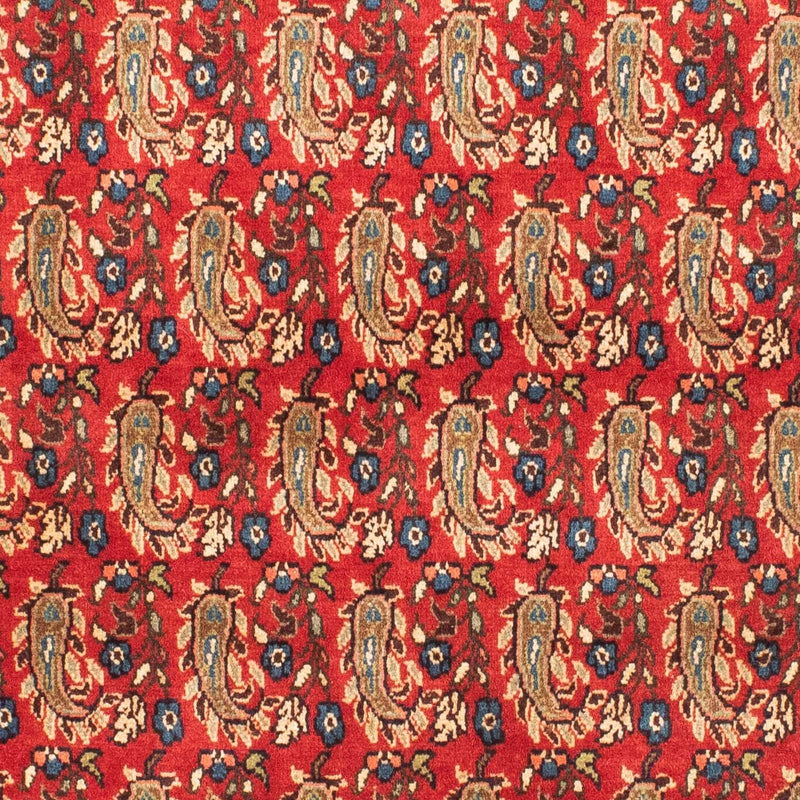 Alfombra persa - Nómada - 160 x 110 cm - rojo oscuro