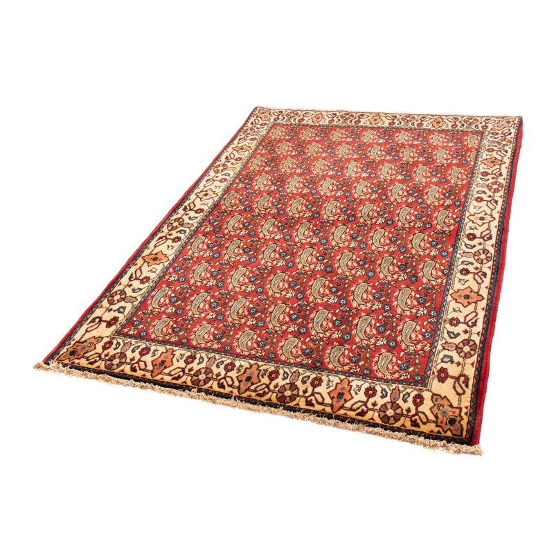 Alfombra persa - Nómada - 160 x 110 cm - rojo oscuro