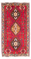 Alfombra persa - Nómada - 157 x 83 cm - rojo oscuro