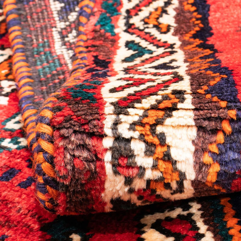 Alfombra persa - Nómada - 170 x 117 cm - rojo oscuro