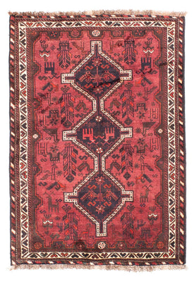 Alfombra persa - Nómada - 160 x 112 cm - rojo