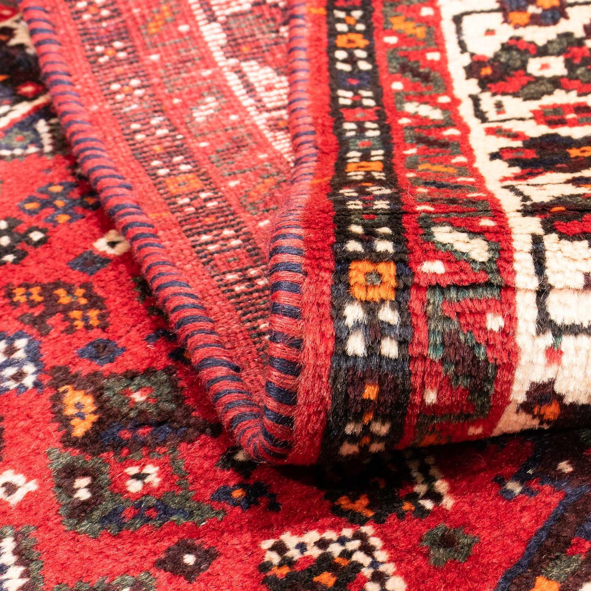 Alfombra persa - Nómada - 155 x 110 cm - rojo