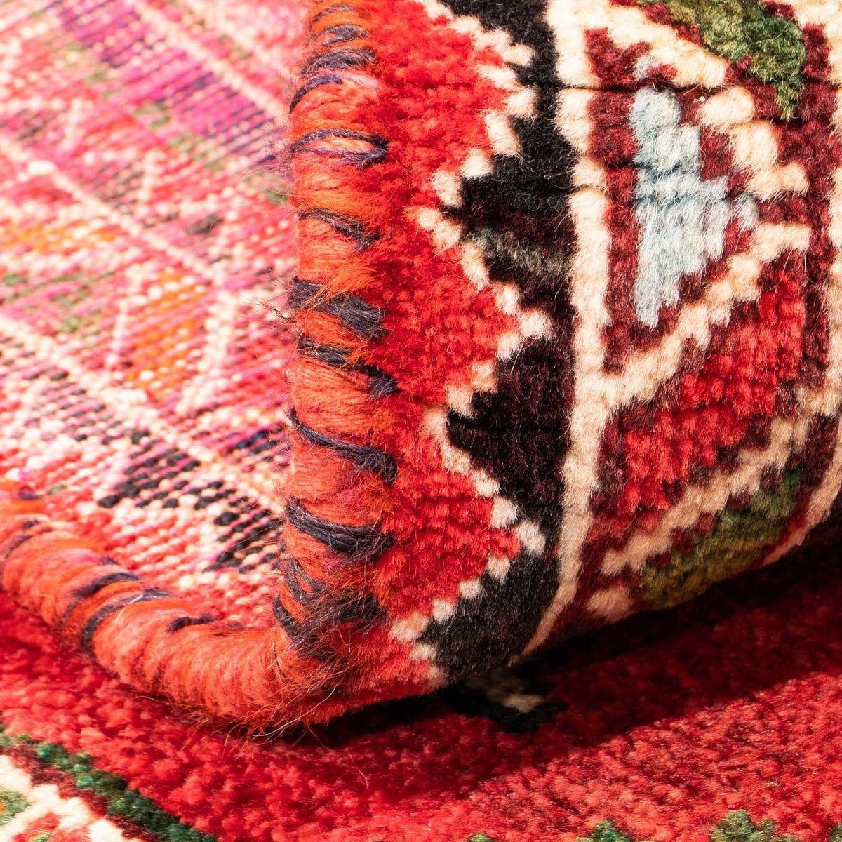 Alfombra persa - Nómada - 172 x 130 cm - rojo