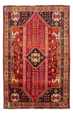 Alfombra persa - Nómada - 255 x 160 cm - rojo oscuro