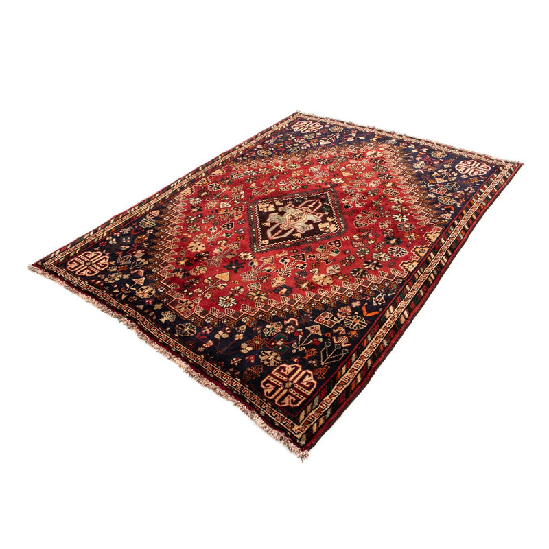 Alfombra persa - Nómada - 185 x 138 cm - rojo oscuro