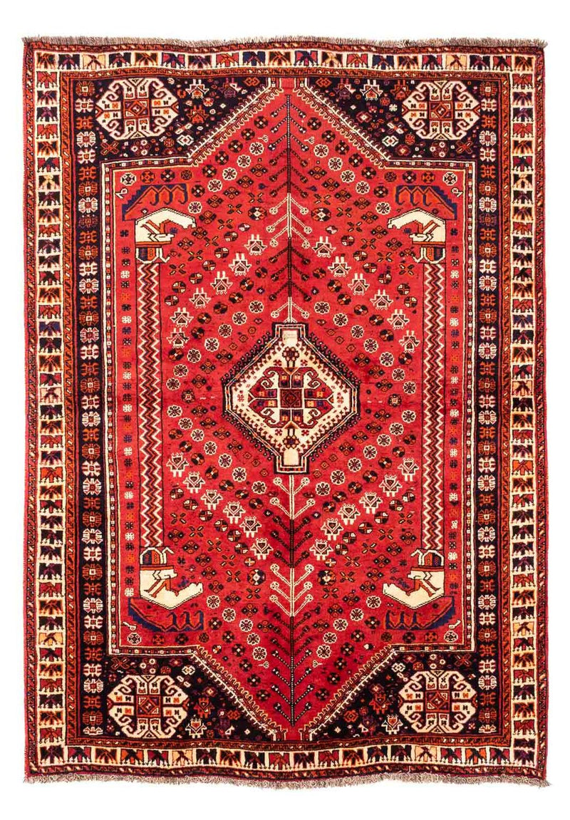 Alfombra persa - Nómada - 240 x 170 cm - rojo oscuro