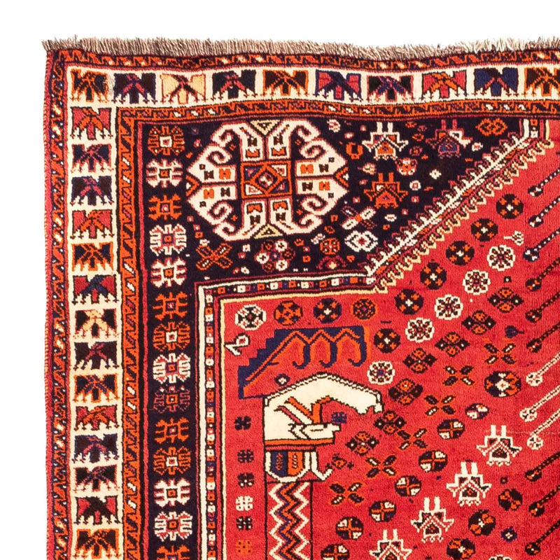 Alfombra persa - Nómada - 240 x 170 cm - rojo oscuro