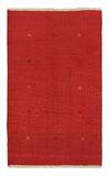 Gabbeh persa Alfombra 120x196cm - Perserteppich Wollteppich - Rectángulo / Rojo / 120 x 196 cm Rectángulo