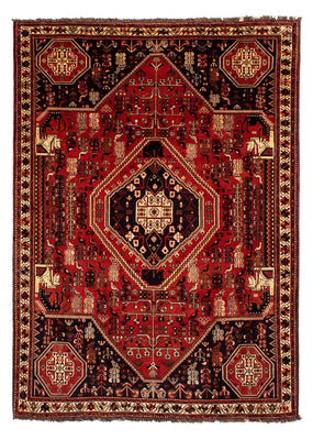 Alfombra persa - Nómada - 290 x 208 cm - rojo oscuro