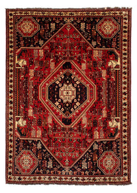 Alfombra persa - Nómada - 290 x 208 cm - rojo oscuro