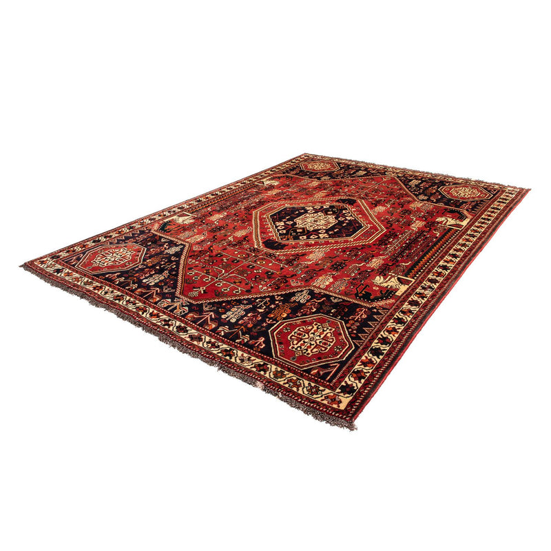 Alfombra persa - Nómada - 290 x 208 cm - rojo oscuro