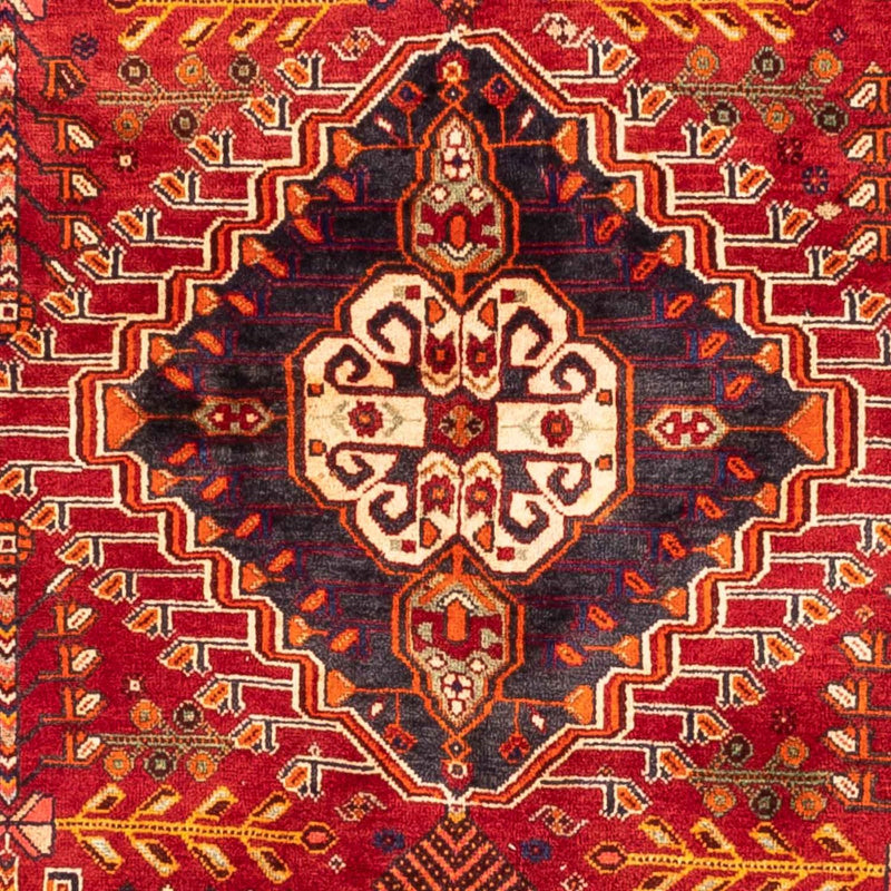 Alfombra persa - Nómada - 258 x 165 cm - rojo oscuro