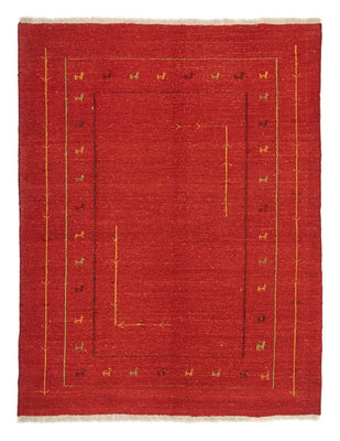 Alfombra Gabbeh - Persa - 195 x 151 cm - rojo