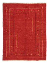 Alfombra Gabbeh - Persa - 195 x 151 cm - rojo