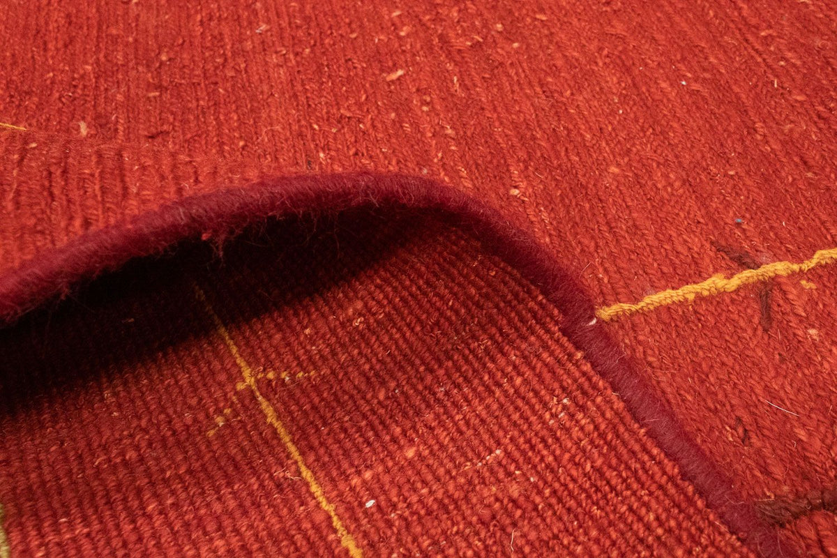 Alfombra Gabbeh - Persa - 195 x 151 cm - rojo