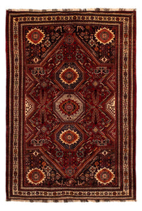 Alfombra persa - Nómada - 310 x 210 cm - rojo oscuro