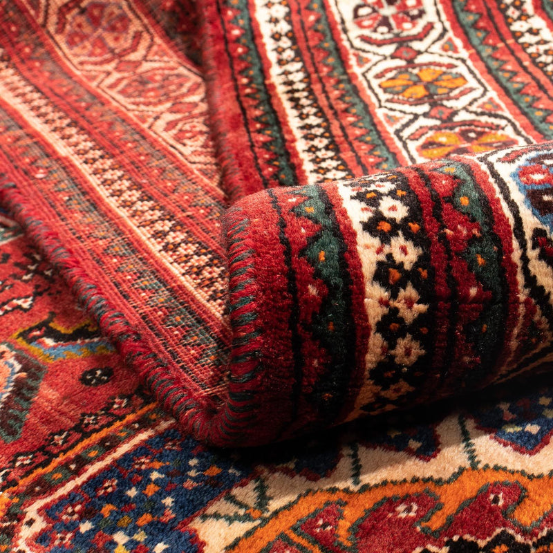 Alfombra persa - Nómada - 310 x 210 cm - rojo oscuro