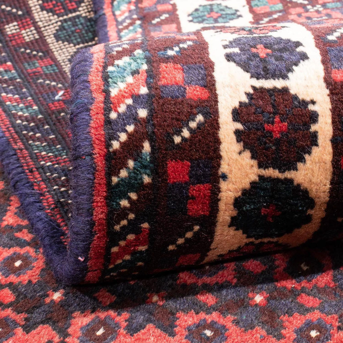 Alfombra persa - Nómada - 275 x 203 cm - rojo