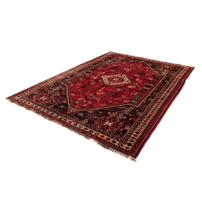 Alfombra persa - Nómada - 245 x 190 cm - rojo oscuro