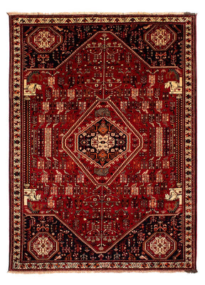 Alfombra persa - Nómada - 295 x 205 cm - rojo oscuro