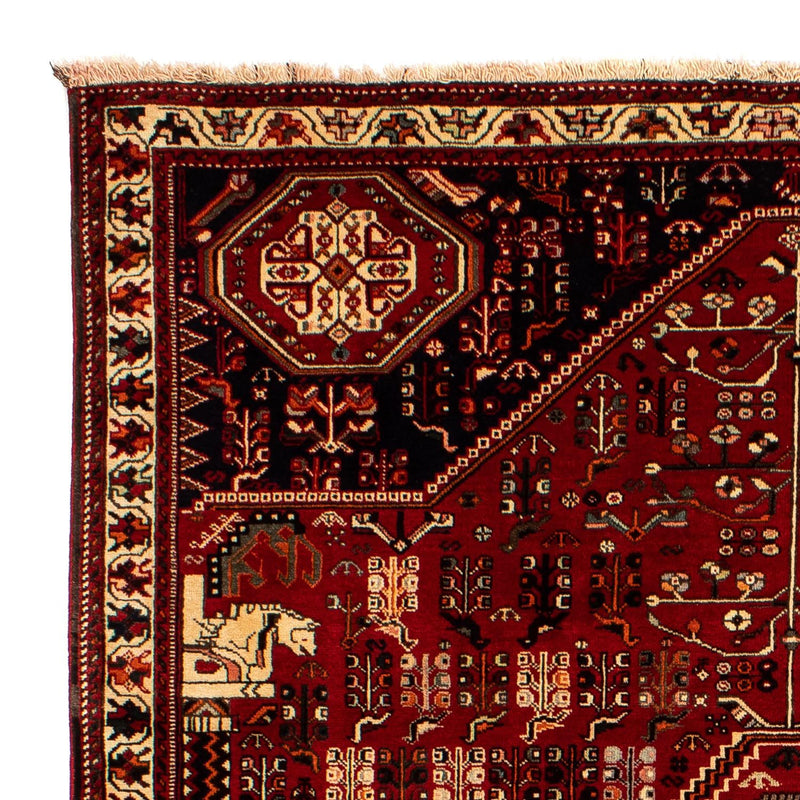 Alfombra persa - Nómada - 295 x 205 cm - rojo oscuro