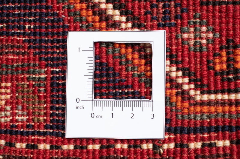 Alfombra persa - Nómada - 295 x 205 cm - rojo oscuro