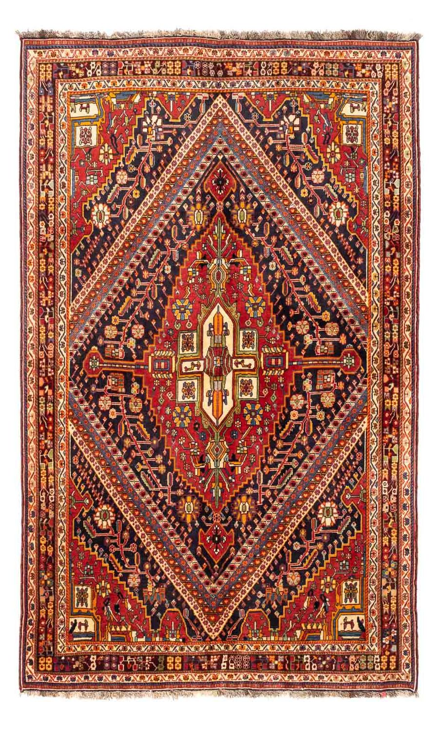Alfombra persa - Nómada - 255 x 160 cm - multicolor
