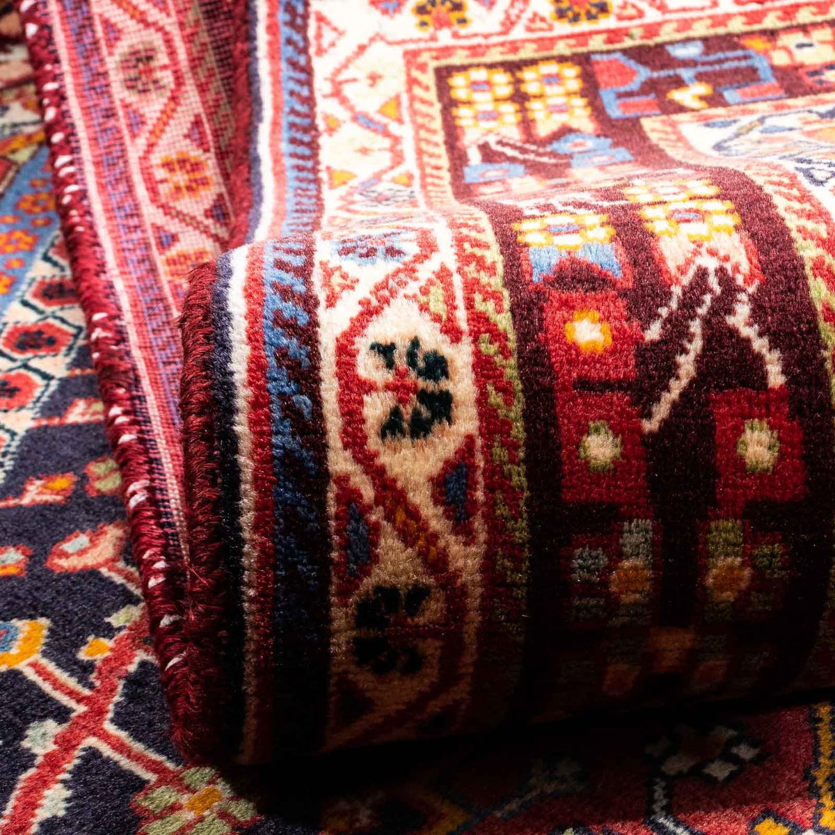 Alfombra persa - Nómada - 255 x 160 cm - multicolor