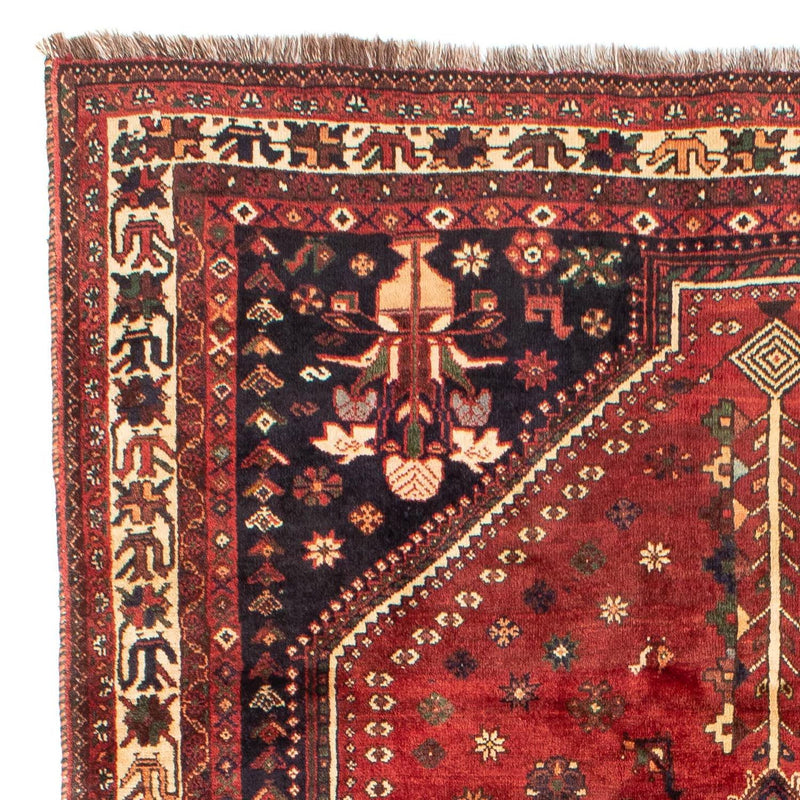 Alfombra persa - Nómada - 305 x 208 cm - rojo oscuro
