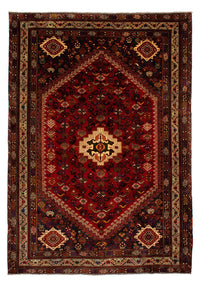Alfombra persa - Nómada - 295 x 210 cm - rojo oscuro