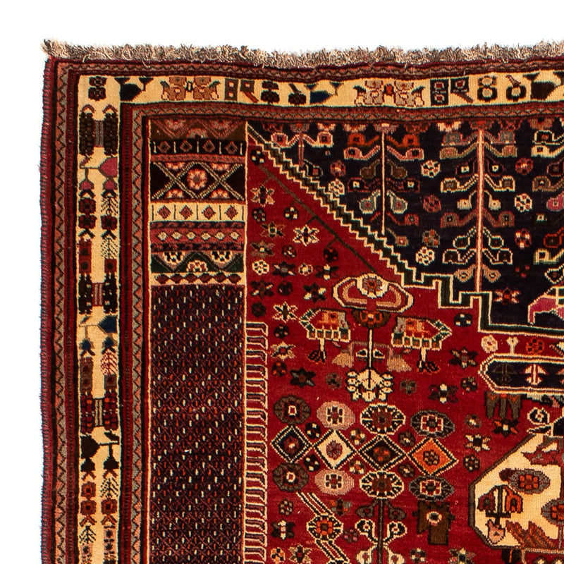 Alfombra persa - Nómada - 275 x 190 cm - rojo oscuro