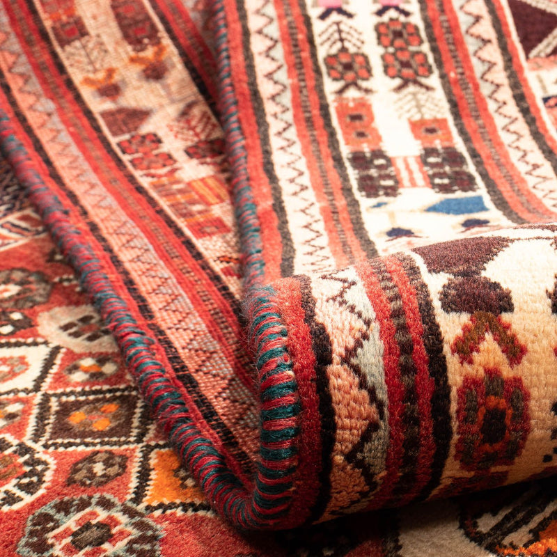 Alfombra persa - Nómada - 275 x 190 cm - rojo oscuro
