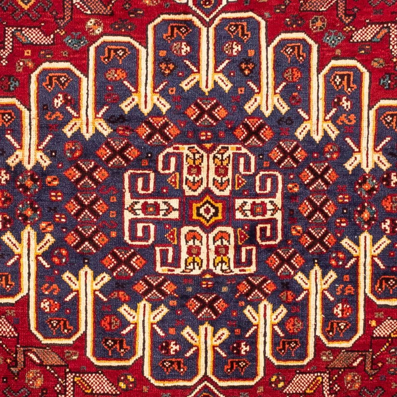 Alfombra persa - Nómada - 260 x 165 cm - rojo oscuro