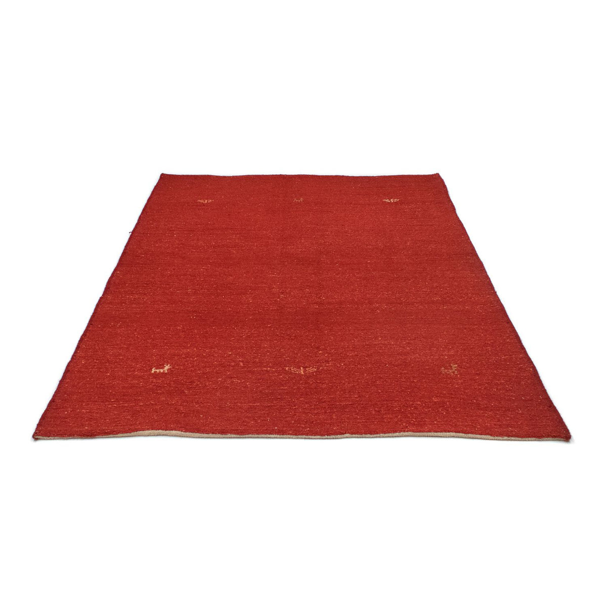 Alfombra Gabbeh - Persa - 195 x 147 cm - rojo