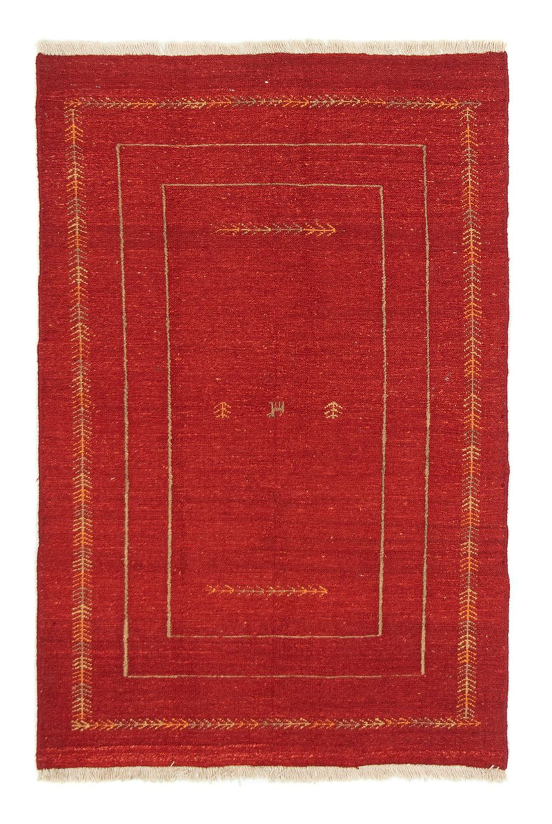 Alfombra Gabbeh - Persa - 170 x 112 cm - rojo