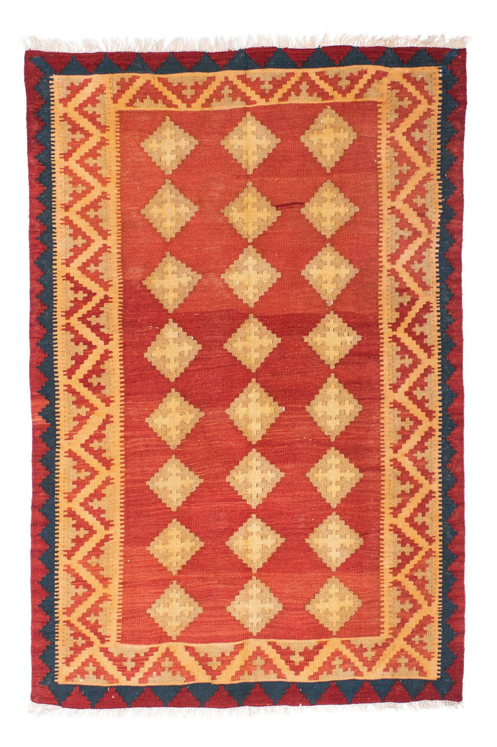Alfombra Kelim - Oriental - 190 x 120 cm - naranja