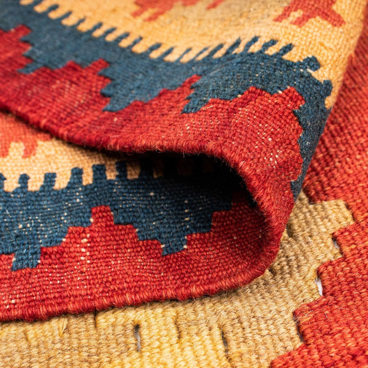 Alfombra Kelim - Oriental - 190 x 120 cm - naranja