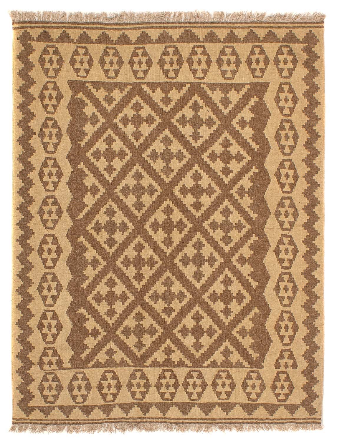 Alfombra Kelim - Oriental - 212 x 163 cm - marrón claro