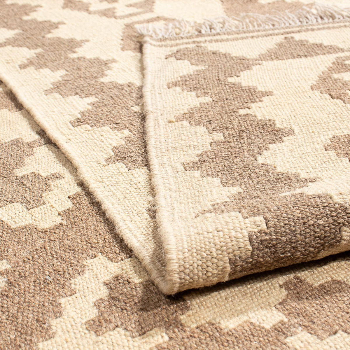 Alfombra Kelim - Oriental - 212 x 163 cm - marrón claro