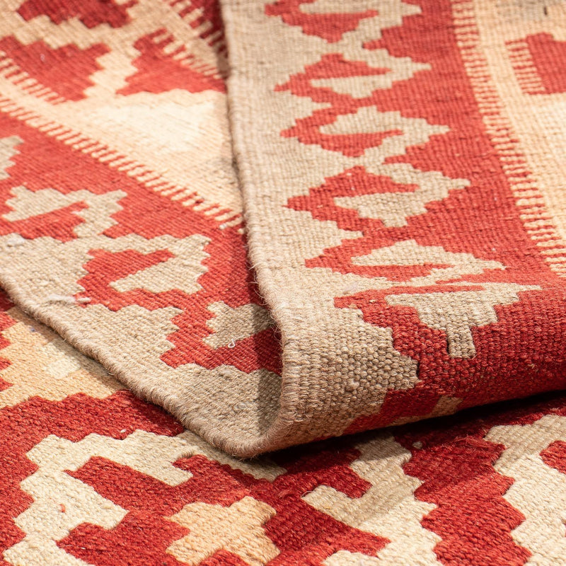 Alfombra Kelim - Oriental - 212 x 145 cm - rojo oscuro